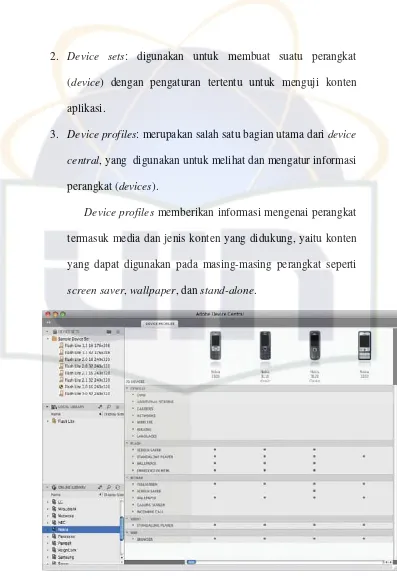 Gambar 2.23. Tampilan Device Profiles 