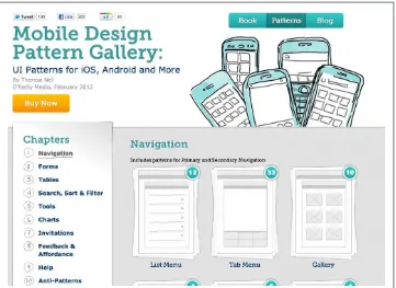 Figure 3-1. The Mobile Design Pattern Gallery website
