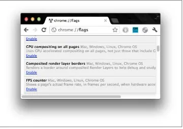 Figure 3-5. The Chrome about:flags tab
