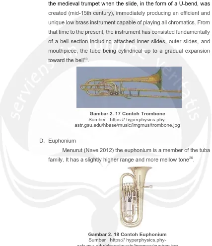 Gambar 2. 17 Contoh Trombone Sumber : https:// hyperphysics.phy-
