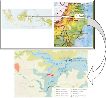 Gambar (Figure) 1. Lokasi plot penelitian (Research plot location)