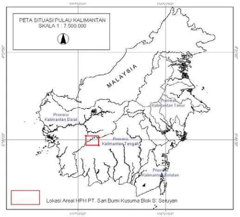 Gambar 1. (Figure 1.) Peta Lokasi Penelitian (Research Area Map)