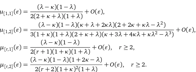 Table 1: A few of the 2123 cases treated by Theorem 10(c). smakes (41) positive.0 is the smallest positive integer s that s1 is the smallest positive integer s that makes (42) positive.