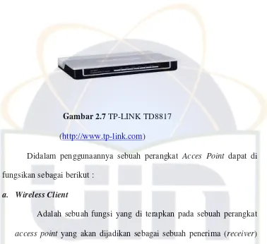Gambar 2.8 Wireless Client Link TD8817