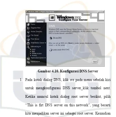 Gambar 4.11. Kotak Dialog Root Server 