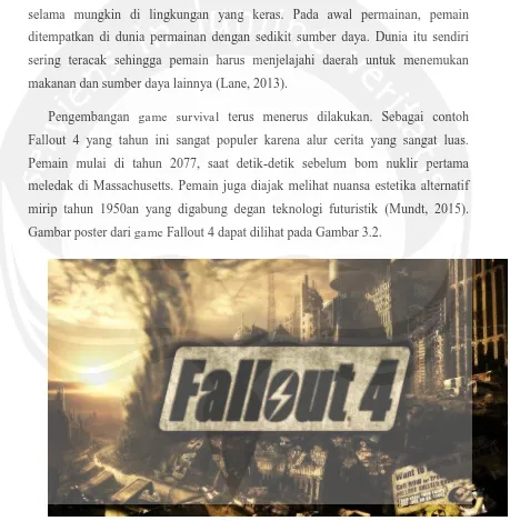 Gambar poster dari game Fallout 4 dapat dilihat pada Gambar 3.2. 