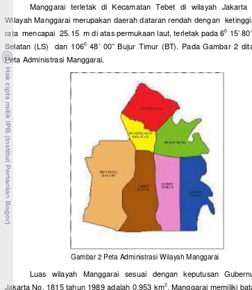 Gambar 2 Peta Administrasi Wilayah Manggarai G