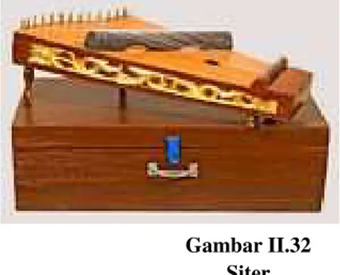 Gambar II.32 Siter (Sumber : www.gamelan.com ) Gambar II.33 Suling (Sumber : www.gamelan.com )