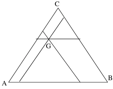 Gambar 6. Sistem koordinat segitiga dalam sistem 3 komponen