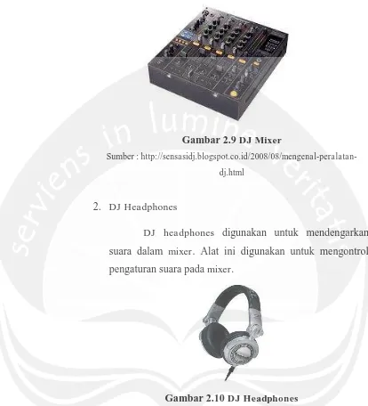 Gambar 2.9 DJ Mixer 