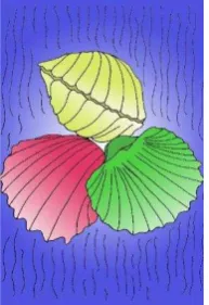 Gambar 1 “Shells from the Ocean#1 “ 