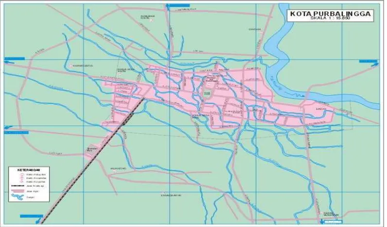 Gambar. 4.1. Peta Wilayah Kabupatewn Purbalingga
