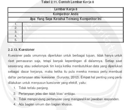Tabel 2.11. Contoh Lembar Kerja 8 