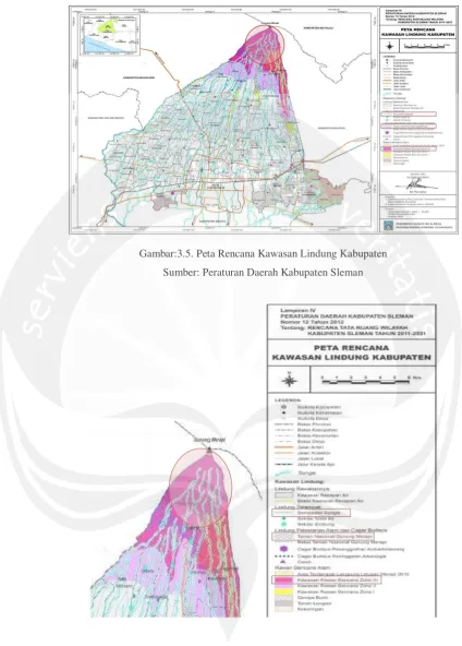 Gambar:3.5. Peta Rencana Kawasan Lindung Kabupaten 