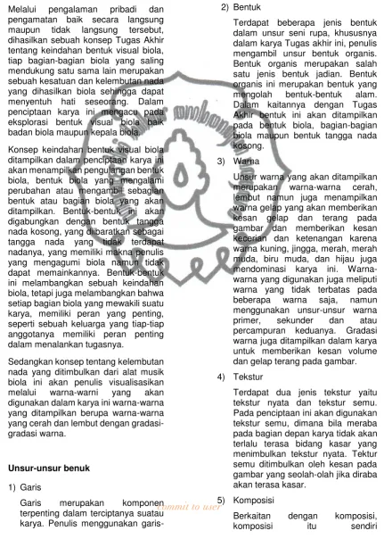 gambar dan memberikan kesan 
