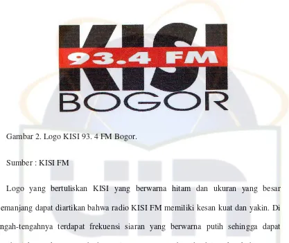 Gambar 2. Logo KISI 93. 4 FM Bogor. 