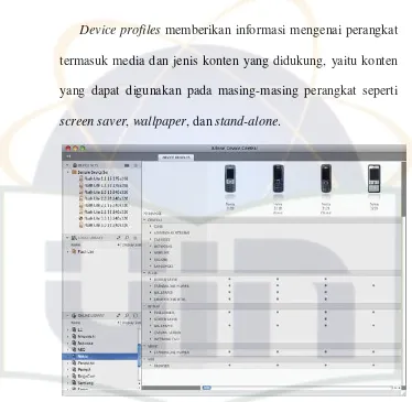 Gambar 2.22. Tampilan Device Profiles 