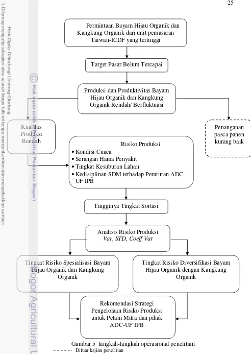 Gambar 5  langkah-langkah operasional penelitian 