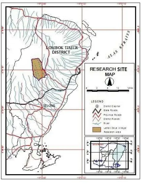 Figure 1. Research site map
