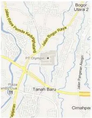 Gambar 1.  Jalan arteri yang melewati Kecamatan Bogor Utara 