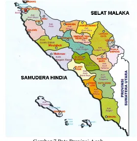 Gambar 7 Peta Provinsi Aceh 
