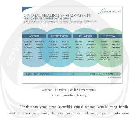 Gambar 1.1  Optimal Healing Environments 