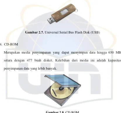 Gambar 2.7. Universal Serial Bus Flash Disk (USB) 