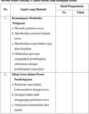 Tabel 3.6 