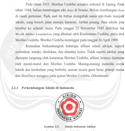 Gambar 2.3. Aikido Indonesia Aikikai 