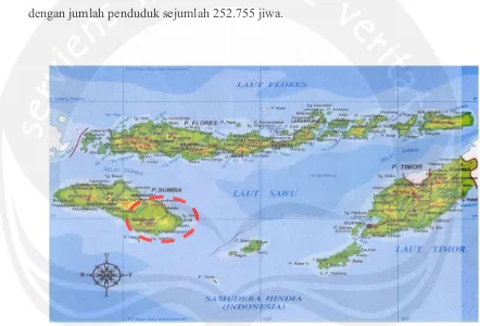 Gambar 1.1 Peta Provinsi Nusa Tenggara Timur 