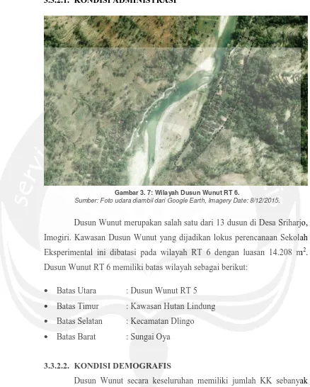 Gambar 3. 7: Wilayah Dusun Wunut RT 6. 