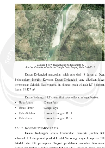 Gambar 3. 4: Wilayah Dusun Kedungjati RT 4. 