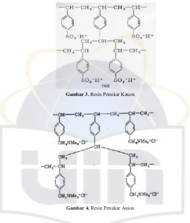 Gambar 3. Resin Penukar Kation 