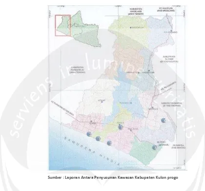 Gambar 4.3  Peta Pengembangan Wilayah Kabupaten Kulon progo 
