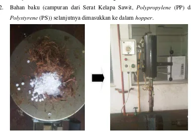 Gambar 3.9. Setting Temperatur Injection Moulding Machine 