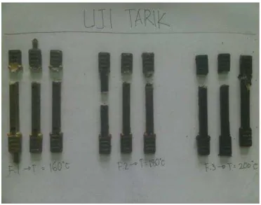 Gambar 4.1. Spesimen Uji Tarik 