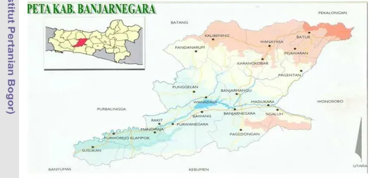 Gambar 5.1 Peta Kabupaten Banjarnegara 
