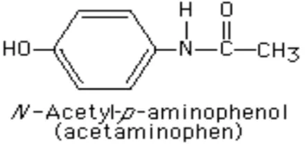 Gambar 2.1. Rumus Bangun Asetaminofen 