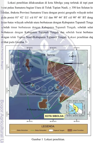 Gambar 1  Lokasi penelitian. 