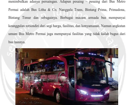 Gambar 1.3 Angkutan Umum Bus Metro Permai