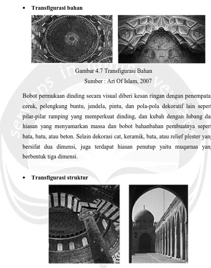 Gambar 4.7 Transfigurasi Bahan 