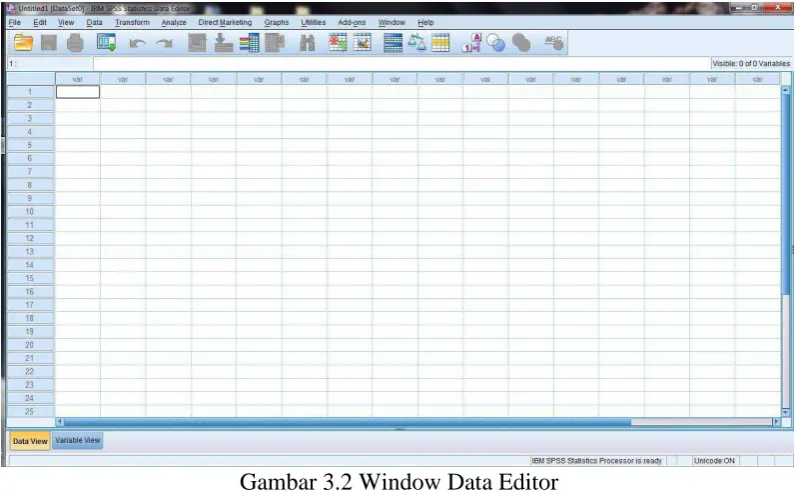 Gambar 3.2 Window Data Editor  