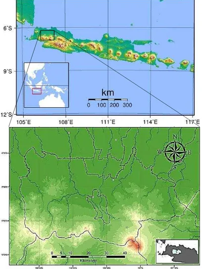 Gambar 8 Wilayah kajian (Kabupaten Bogor dan Kota Bogor) 
