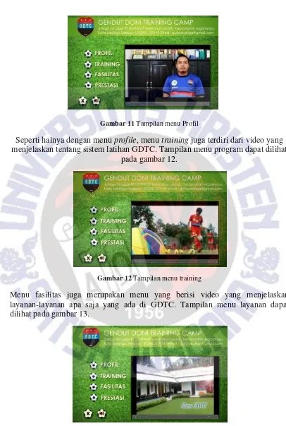 Gambar 11 Tampilan menu Profil 