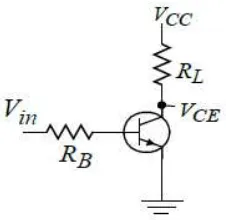 Gambar 13. Transistor sebagai saklar (Setiawan, 2007: 13) 