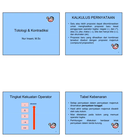 Tabel Kebenaran