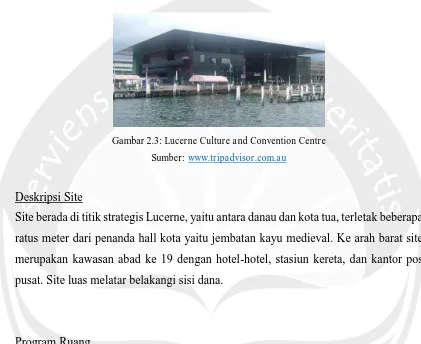Gambar 2.3: Lucerne Culture and Convention Centre 