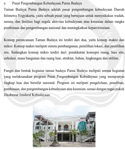 Gambar 2.5: Pusat Pengembangan Purna Budaya Yogyakarta 