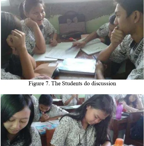 Figure 7. The Students do discussion 