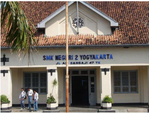 Gambar 1. Halaman Depan SMKN 2 Yogyakarta 